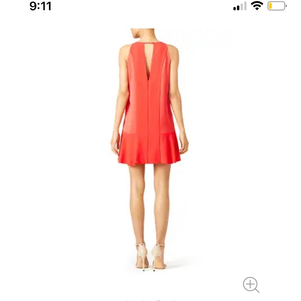 Parker red ronan dress